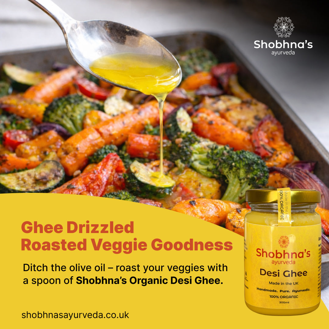 Pure Organic Desi Ghee | Handcrafted in the UK | Made from Grass-Fed British Cow's Milk | Gluten Free | For Vegetarians | Keto Friendly | Gut Health | 300ml